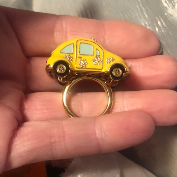 New Kate Spade ♠️ Yellow Taxi 🚕 Car Ring size 6 - Picture 7 of 17
